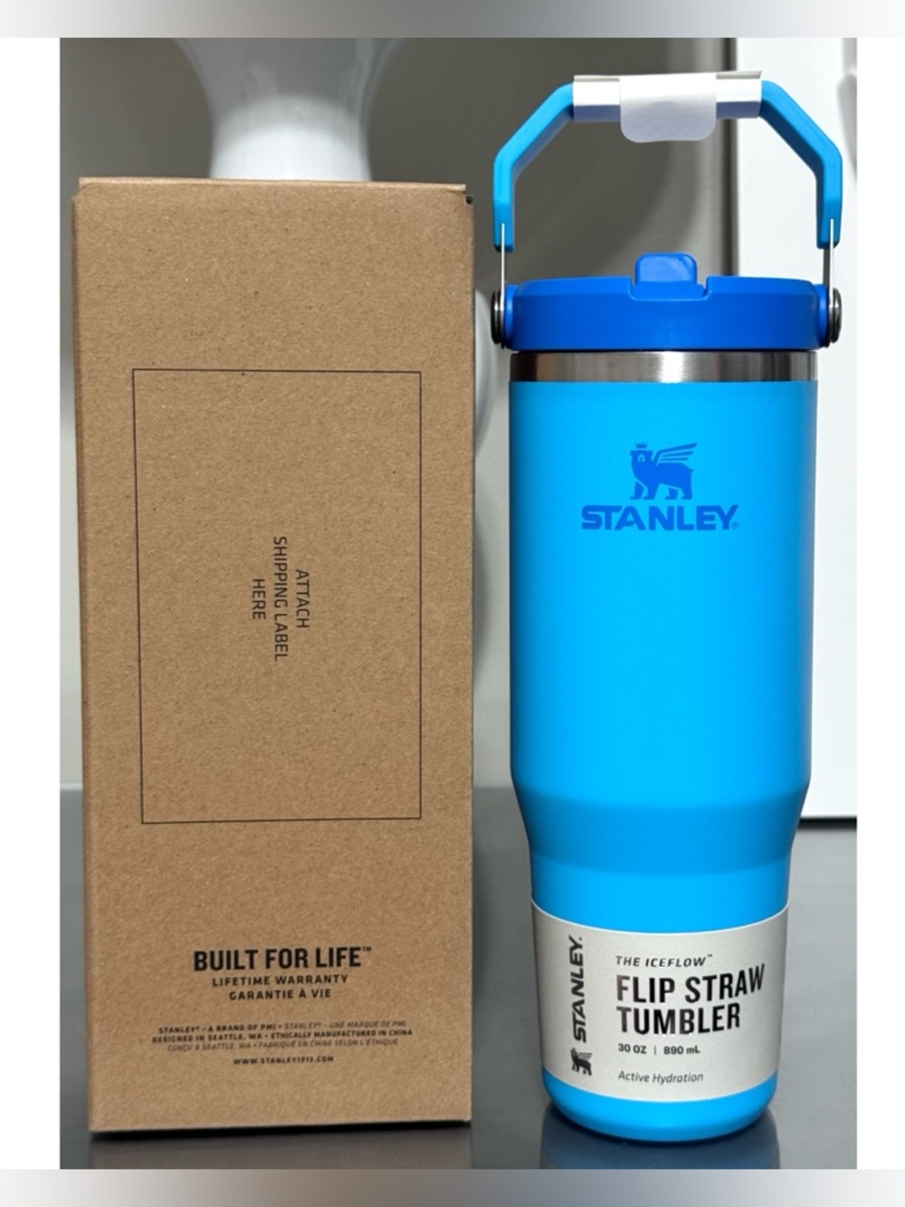Stanley Ice Flow Flip Straw Tumbler 30oz, SPLASH‎